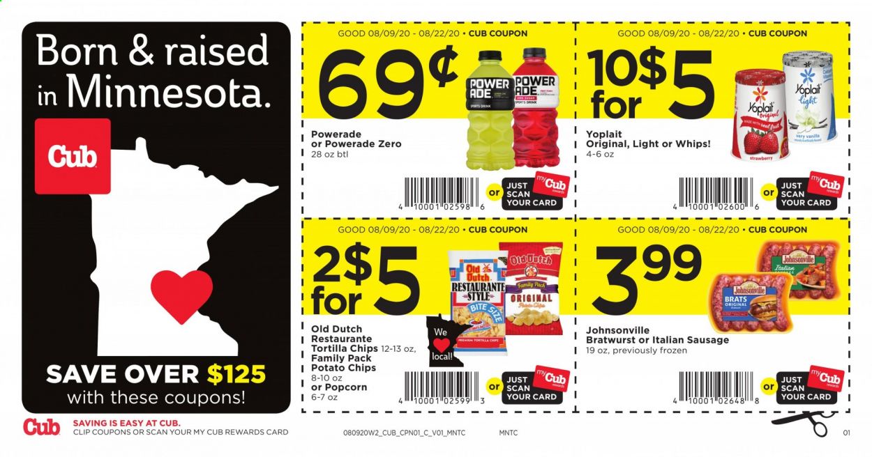 Cub Foods Weekly Ad August 9 to August 22