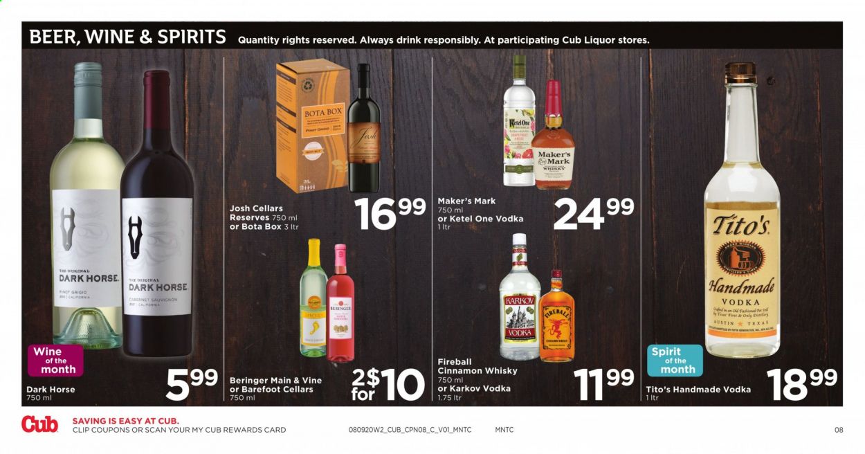 Cub Foods Weekly Ad August 9 to August 22