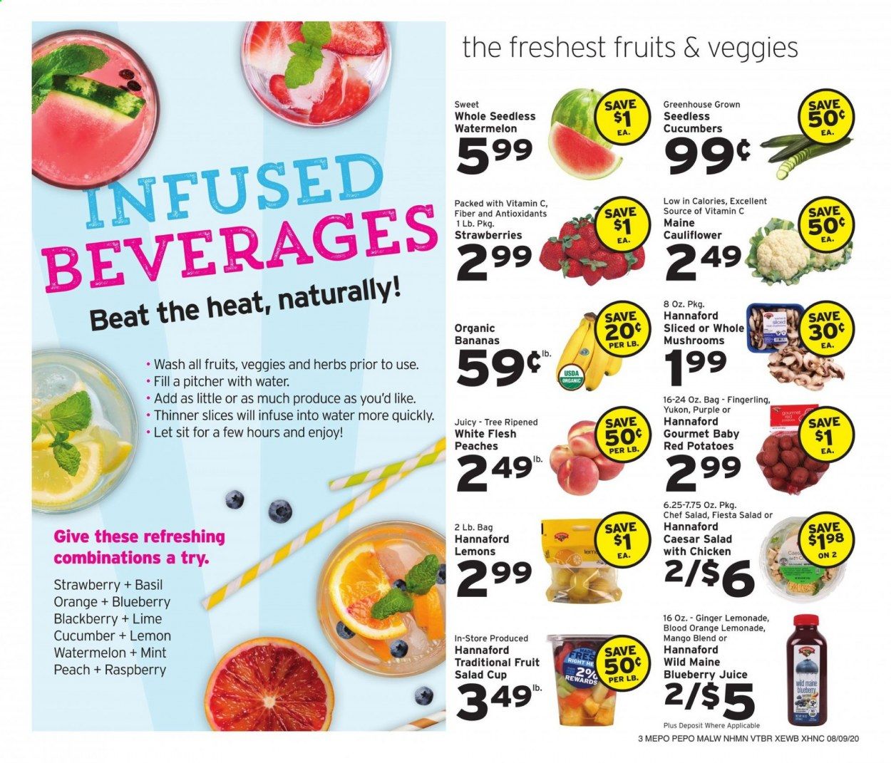 Hannaford (NH) Weekly Ad August 9 to August 15