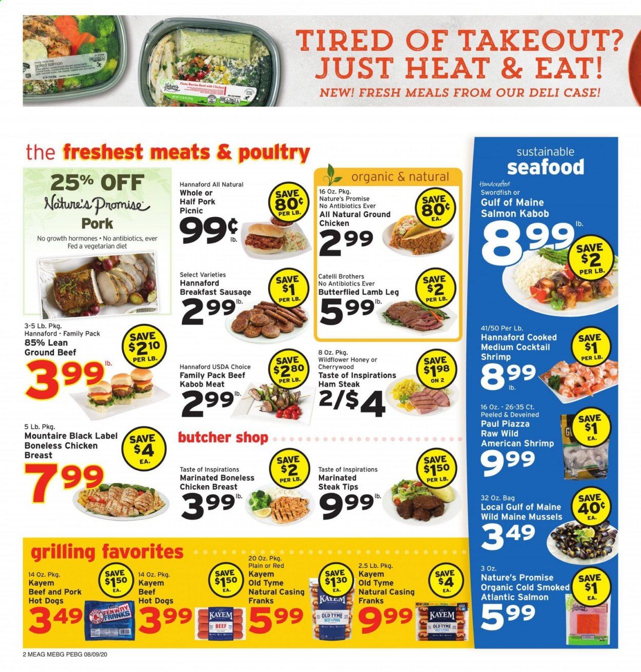 Hannaford (ME) Weekly Ad August 9 to August 15