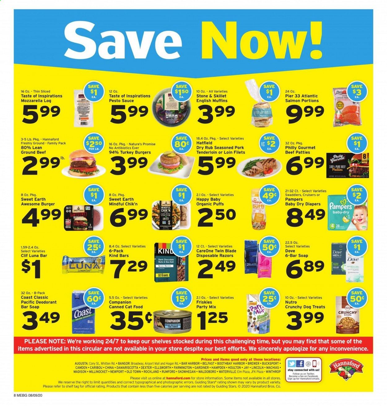 Hannaford (ME) Weekly Ad August 9 to August 15