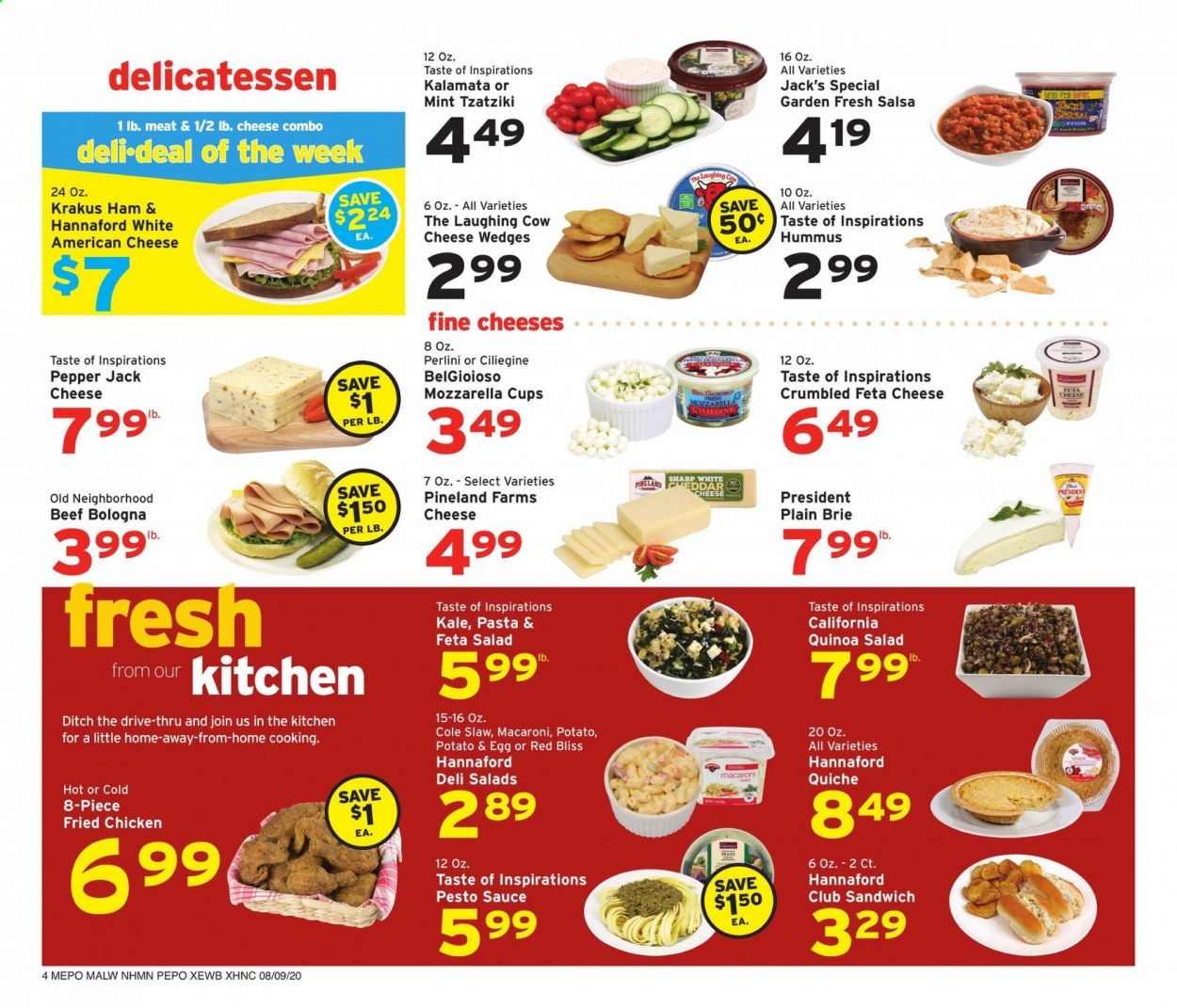 Hannaford (MA) Weekly Ad August 9 to August 15