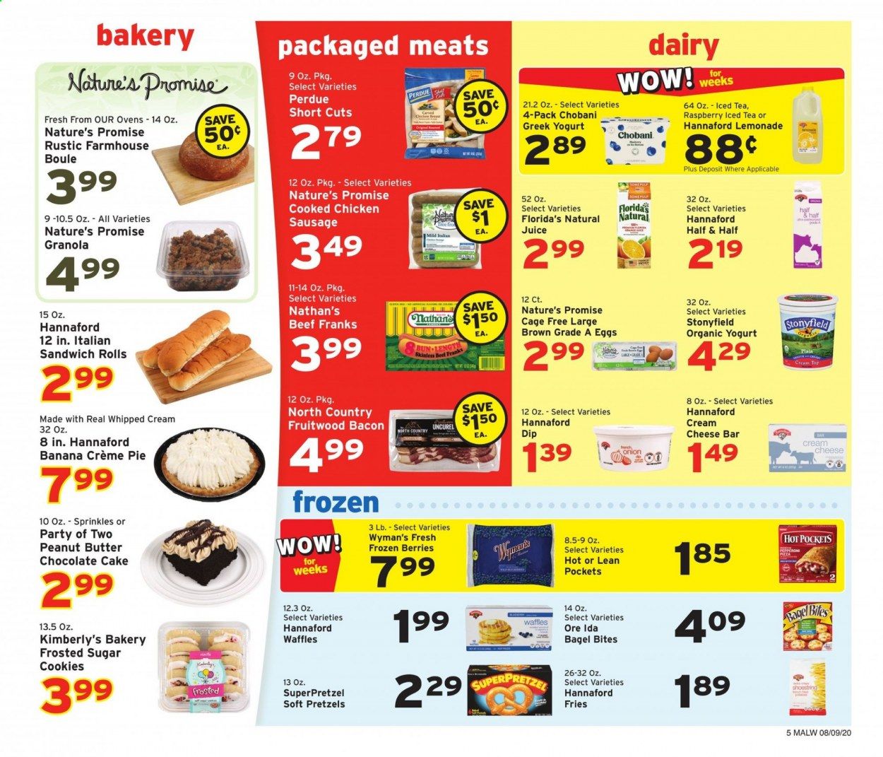 Hannaford (MA) Weekly Ad August 9 to August 15