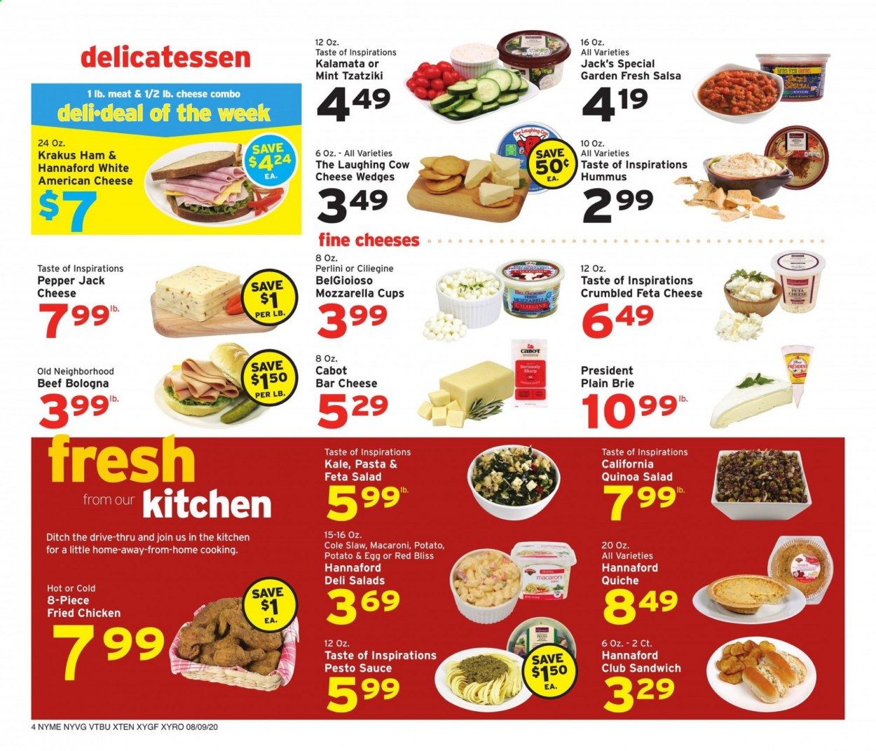 Hannaford (NY) Weekly Ad August 9 to August 15