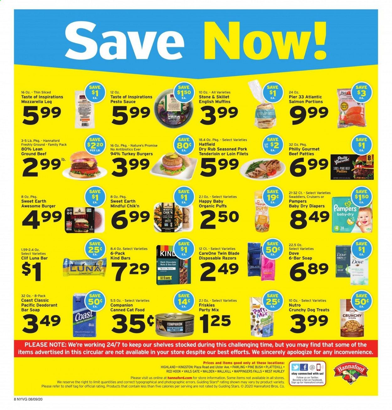 Hannaford (NY) Weekly Ad August 9 to August 15