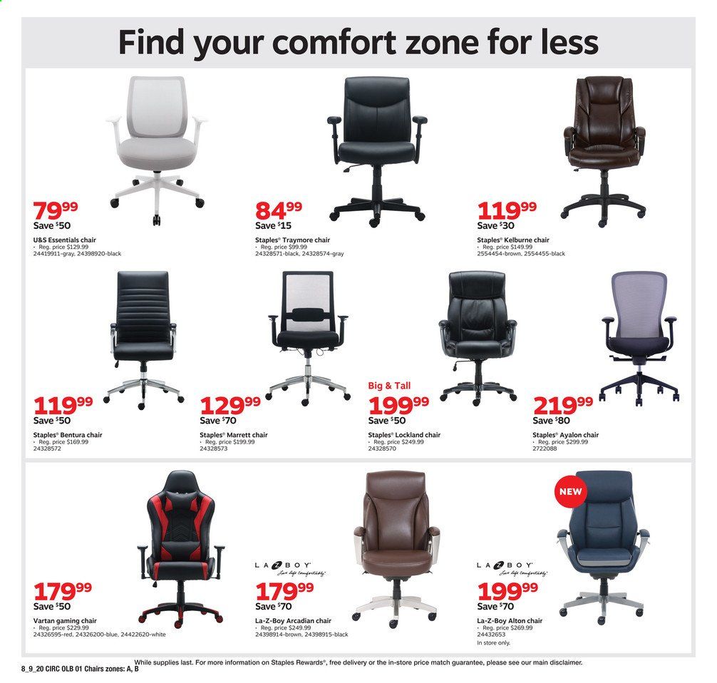 Staples Weekly Ad August 9 to August 15