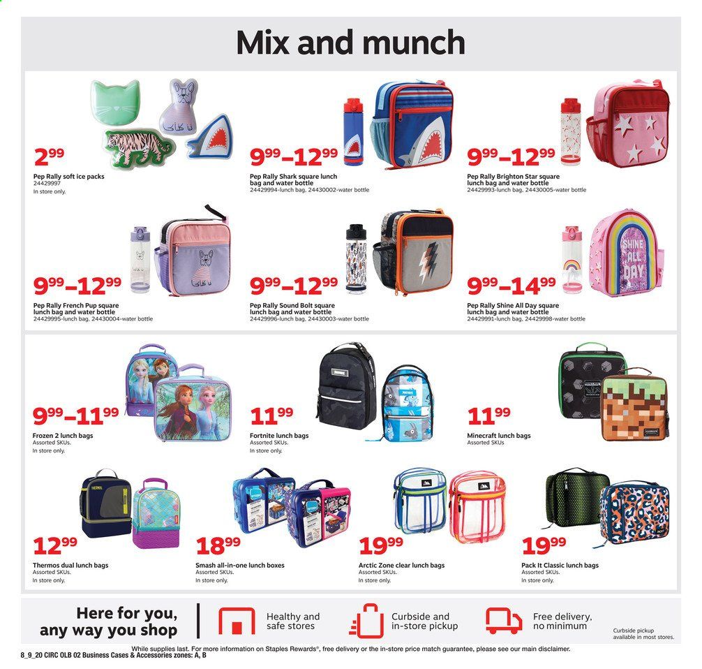 Staples Weekly Ad August 9 to August 15