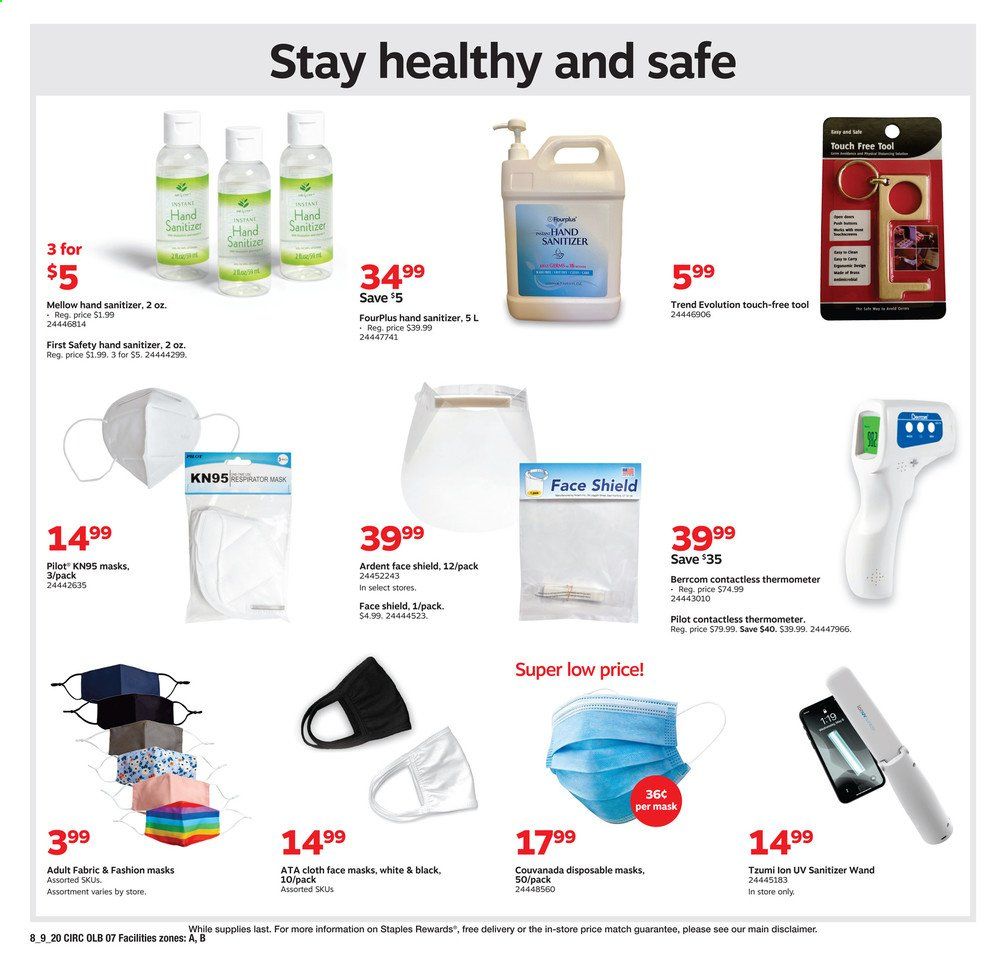 Staples Weekly Ad August 9 to August 15