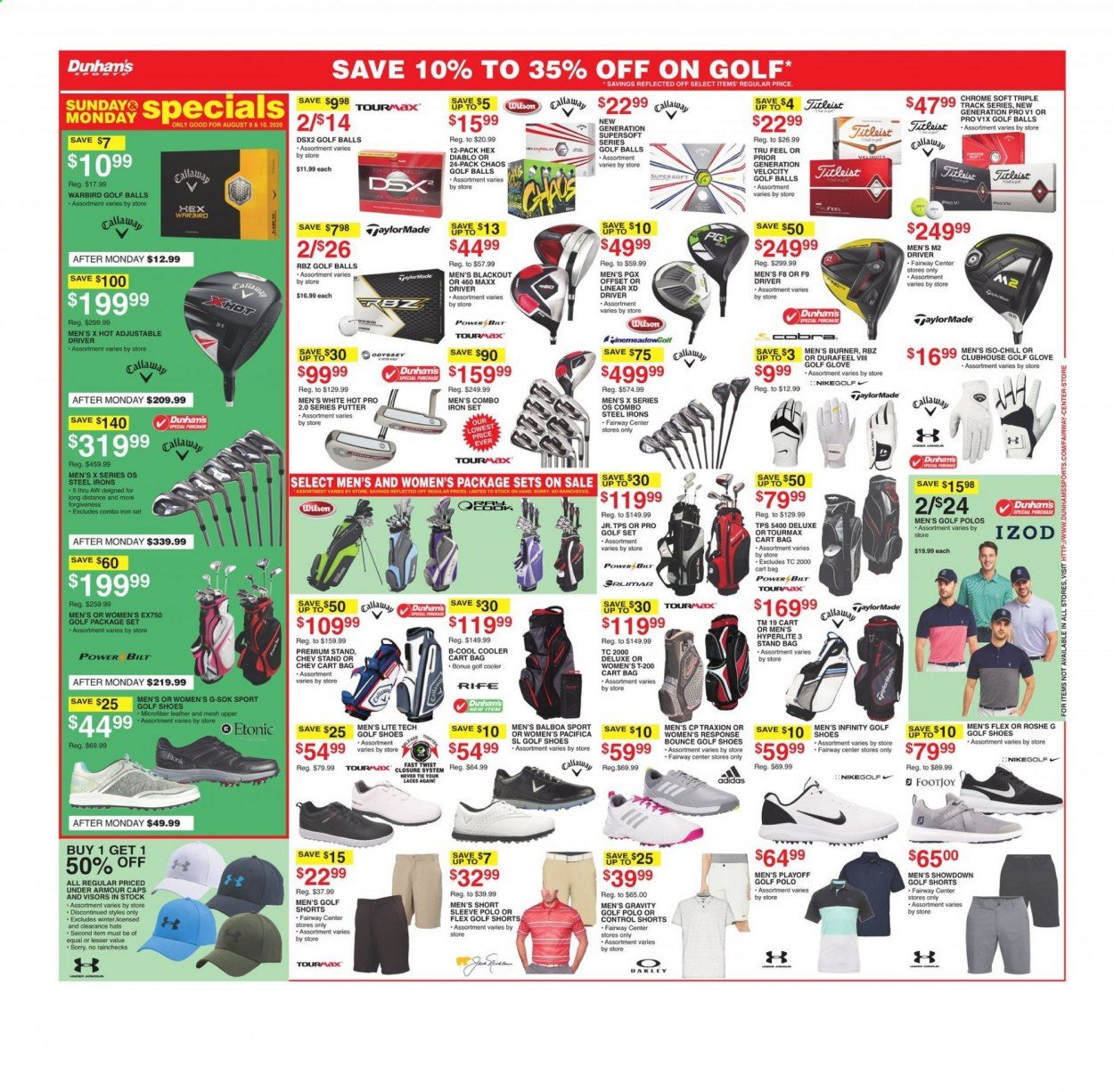 Dunham's Sports Weekly Ad August 8 to August 13