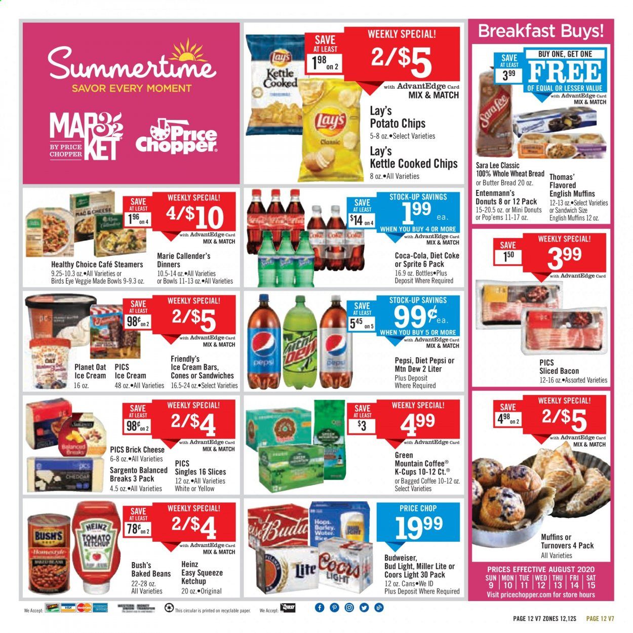 Price Chopper (VT) Weekly Ad August 9 to August 15