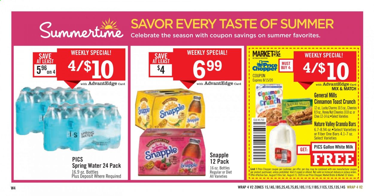 Price Chopper (VT) Weekly Ad August 9 to August 15