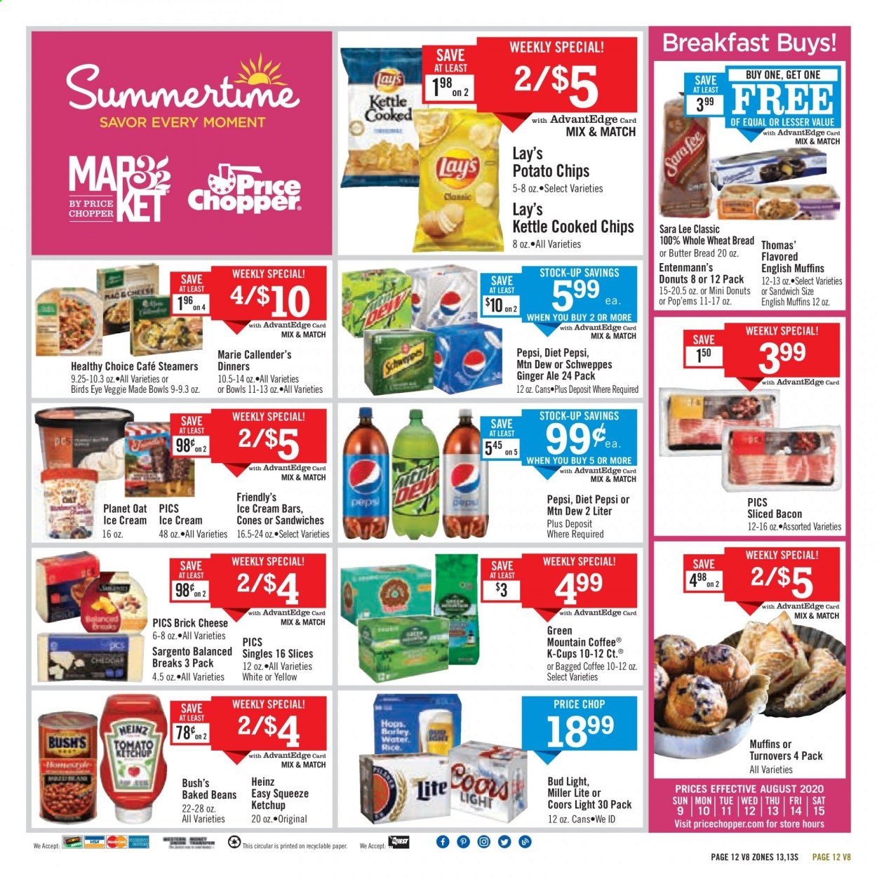 Price Chopper (NH) Weekly Ad August 9 to August 15