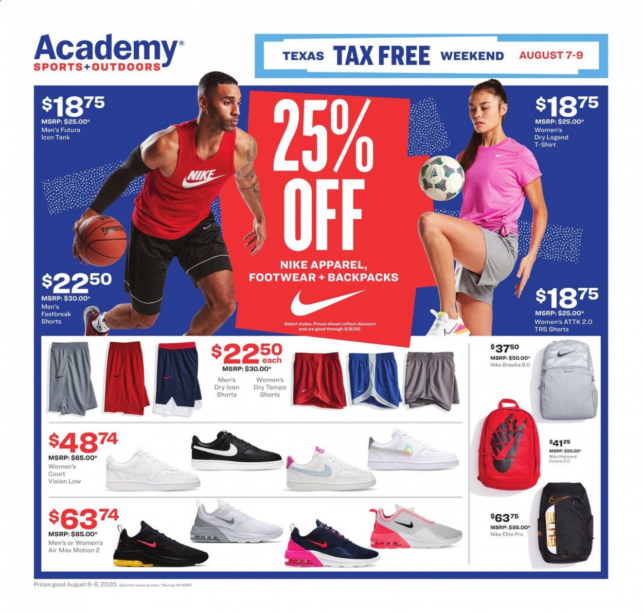 Academy Sports Weekly Ad August 7 to August 9