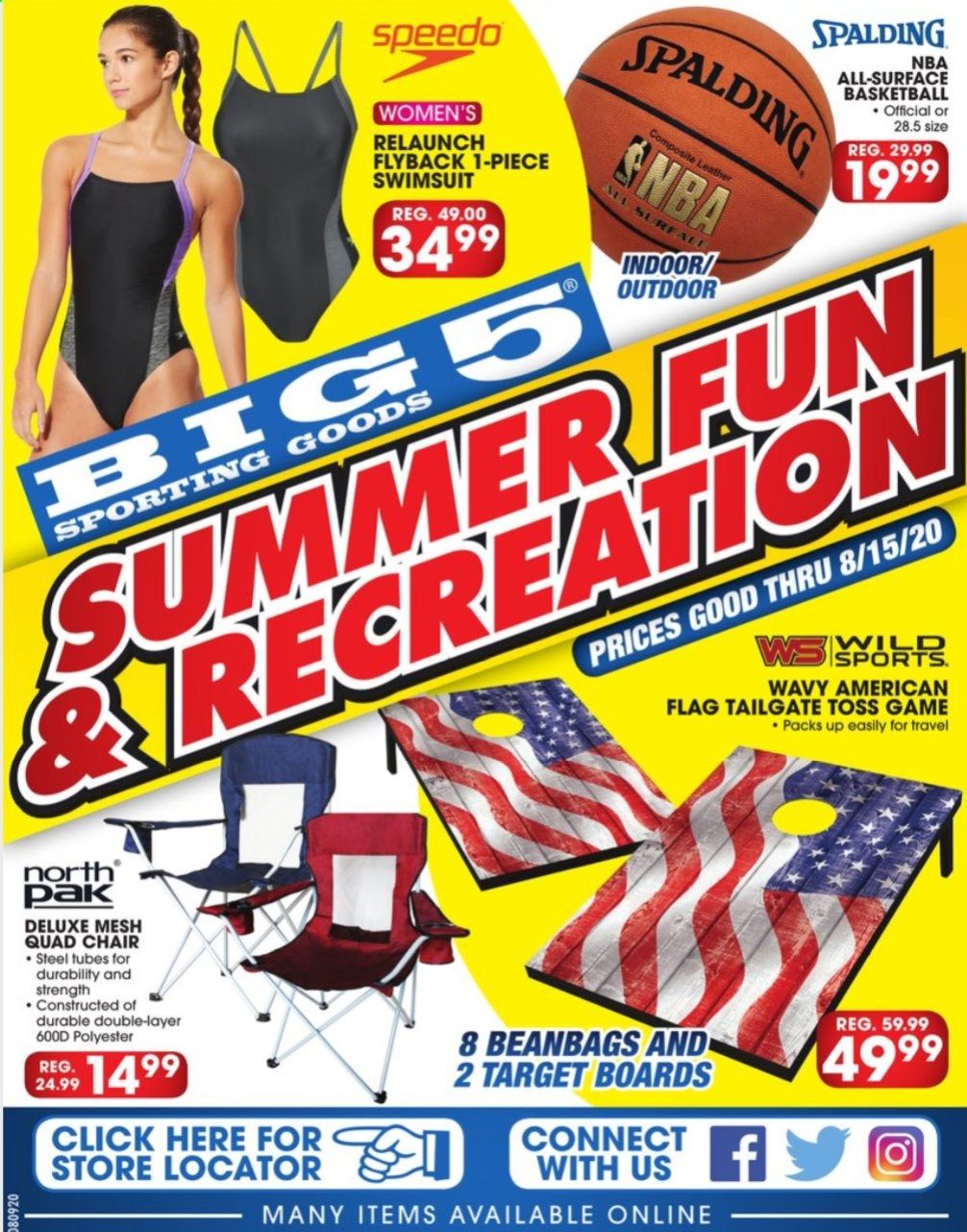 Big 5 Weekly Ad August 9 to August 16