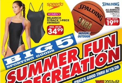 Big 5 Weekly Ad August 9 to August 16
