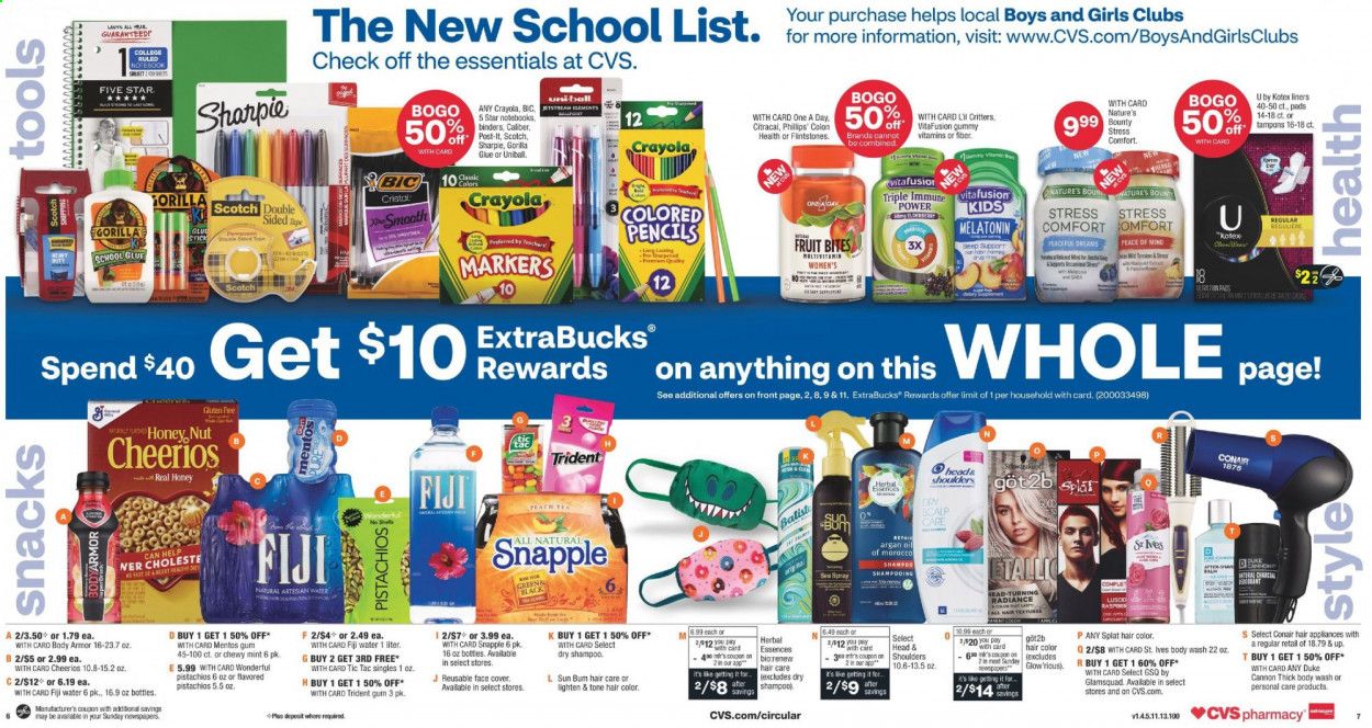 CVS Pharmacy Weekly Ad August 9 to August 15