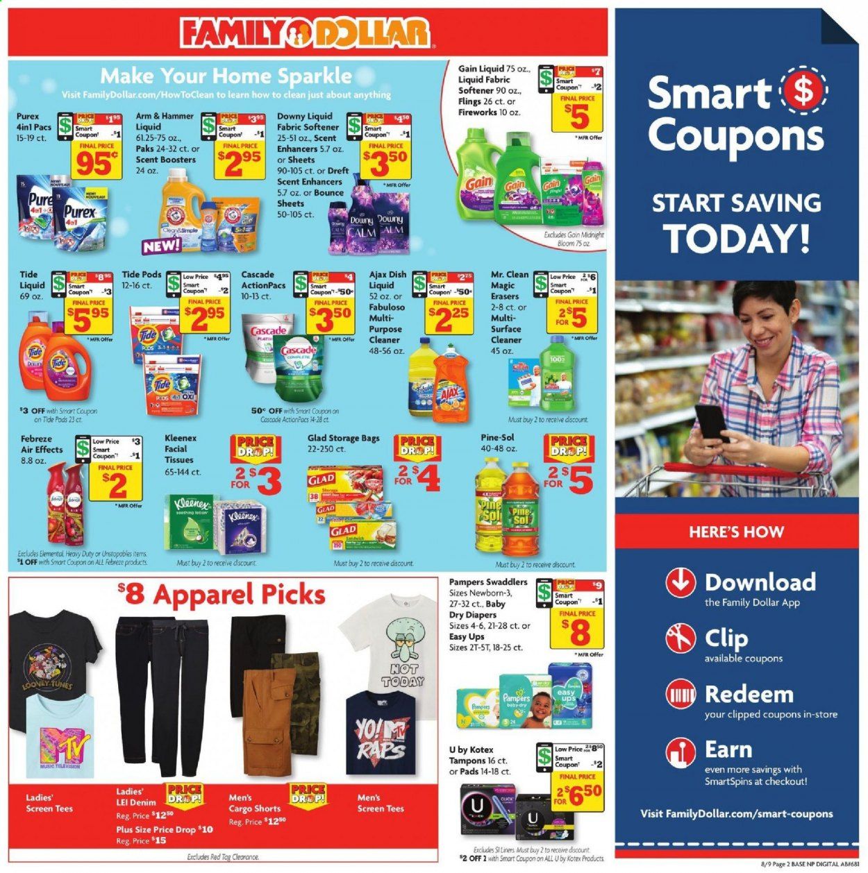 Family Dollar Weekly Ad August 9 to August 15