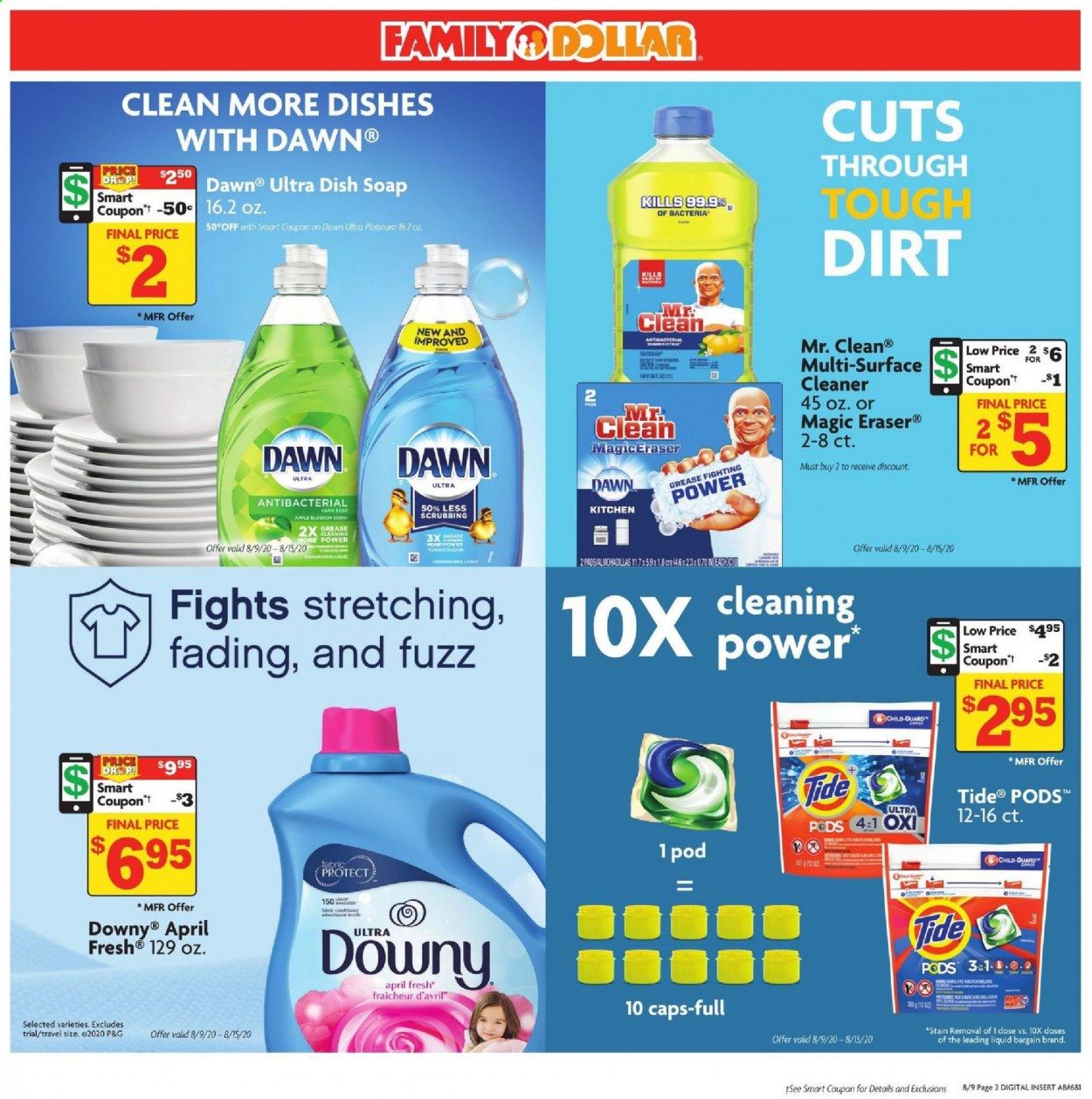 Family Dollar Weekly Ad August 9 to August 15