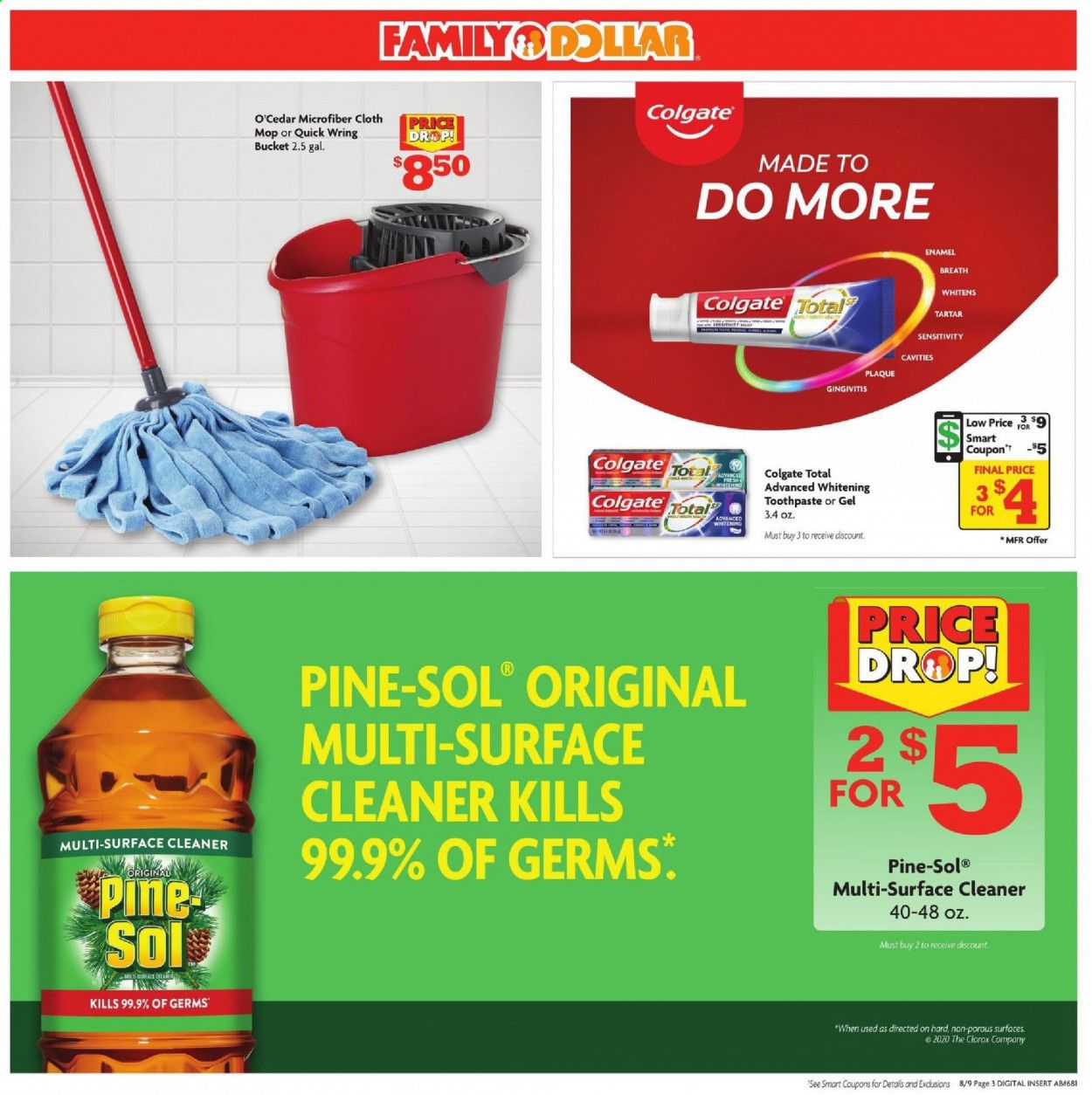 Family Dollar Weekly Ad August 9 to August 15