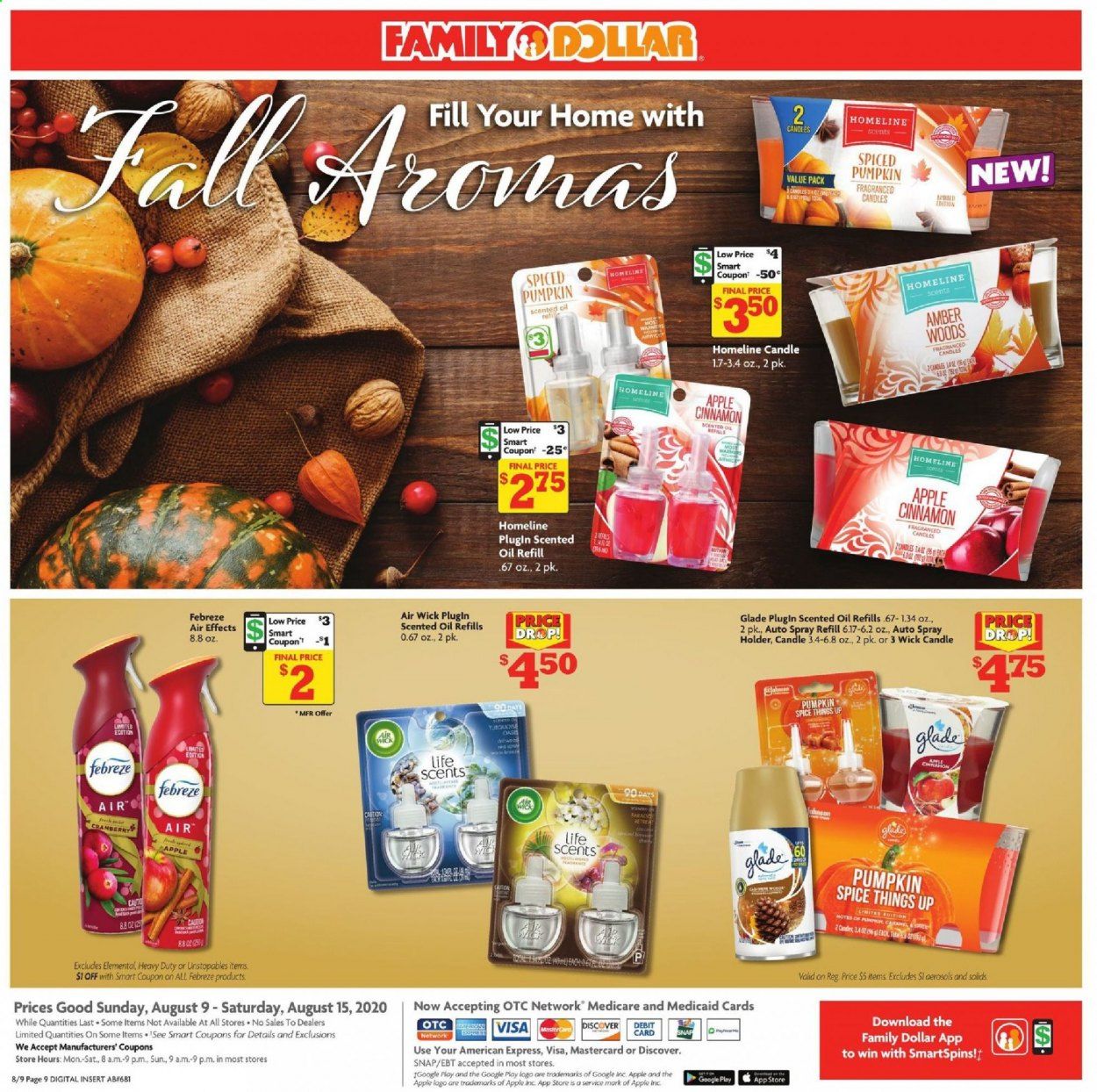 Family Dollar Weekly Ad August 9 to August 15