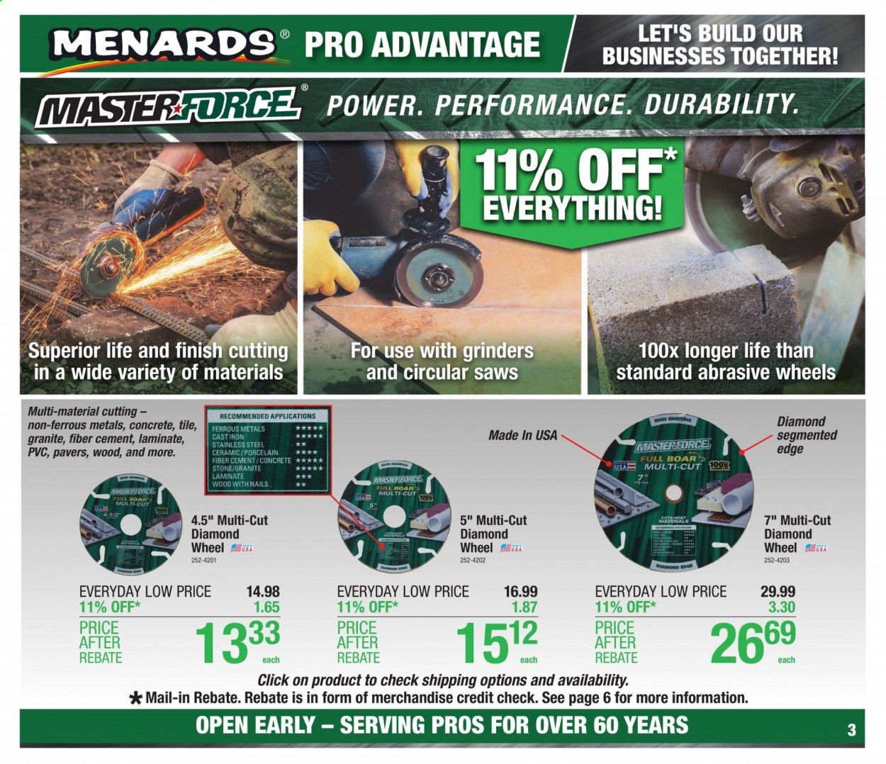 Menards Weekly Ad August 9 to August 15