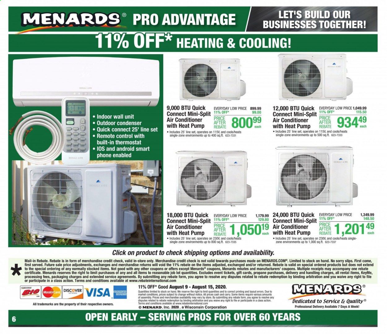Menards Weekly Ad August 9 to August 15