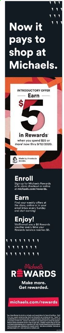 Michaels Weekly Ad August 9 to August 15