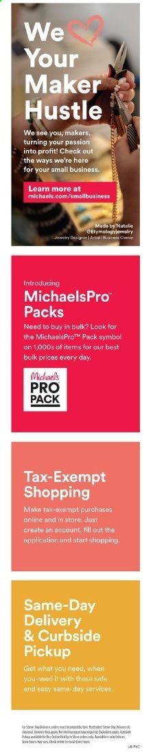 Michaels Weekly Ad August 9 to August 15