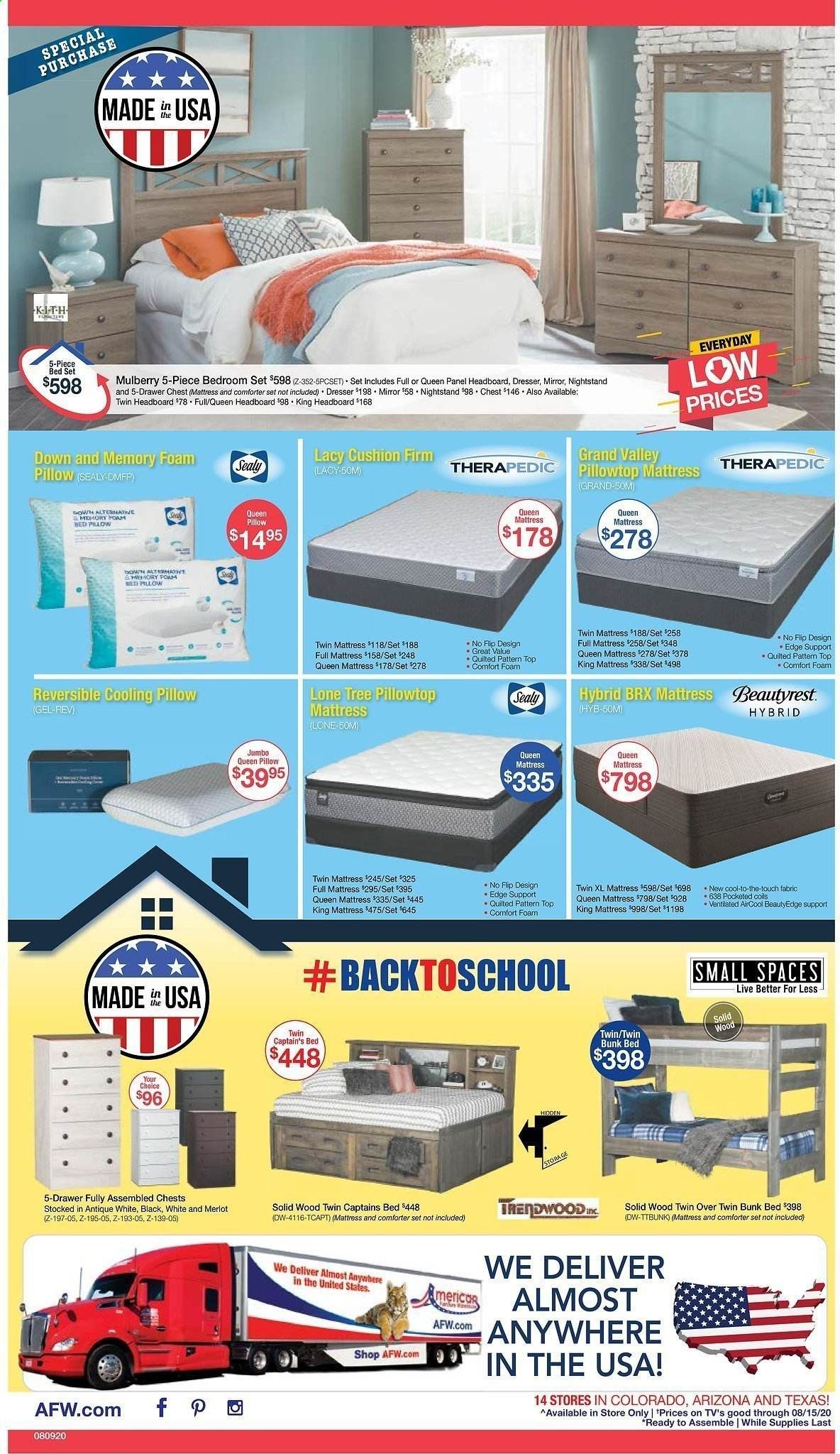 American Furniture Warehouse (CO) Weekly Ad August 9 to August 15