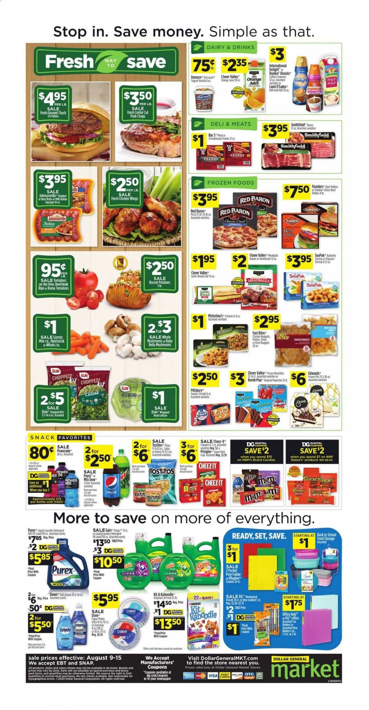 Dollar General (GA, KY, LA, TN) Weekly Ad August 9 to August 15