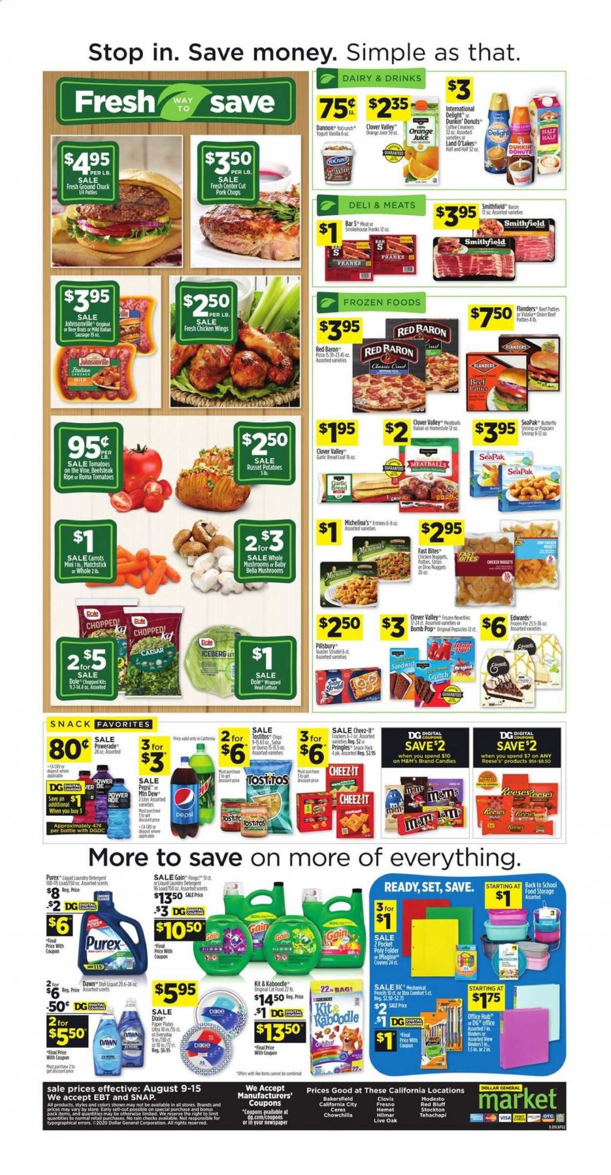 Dollar General (CA) Weekly Ad August 9 to August 15