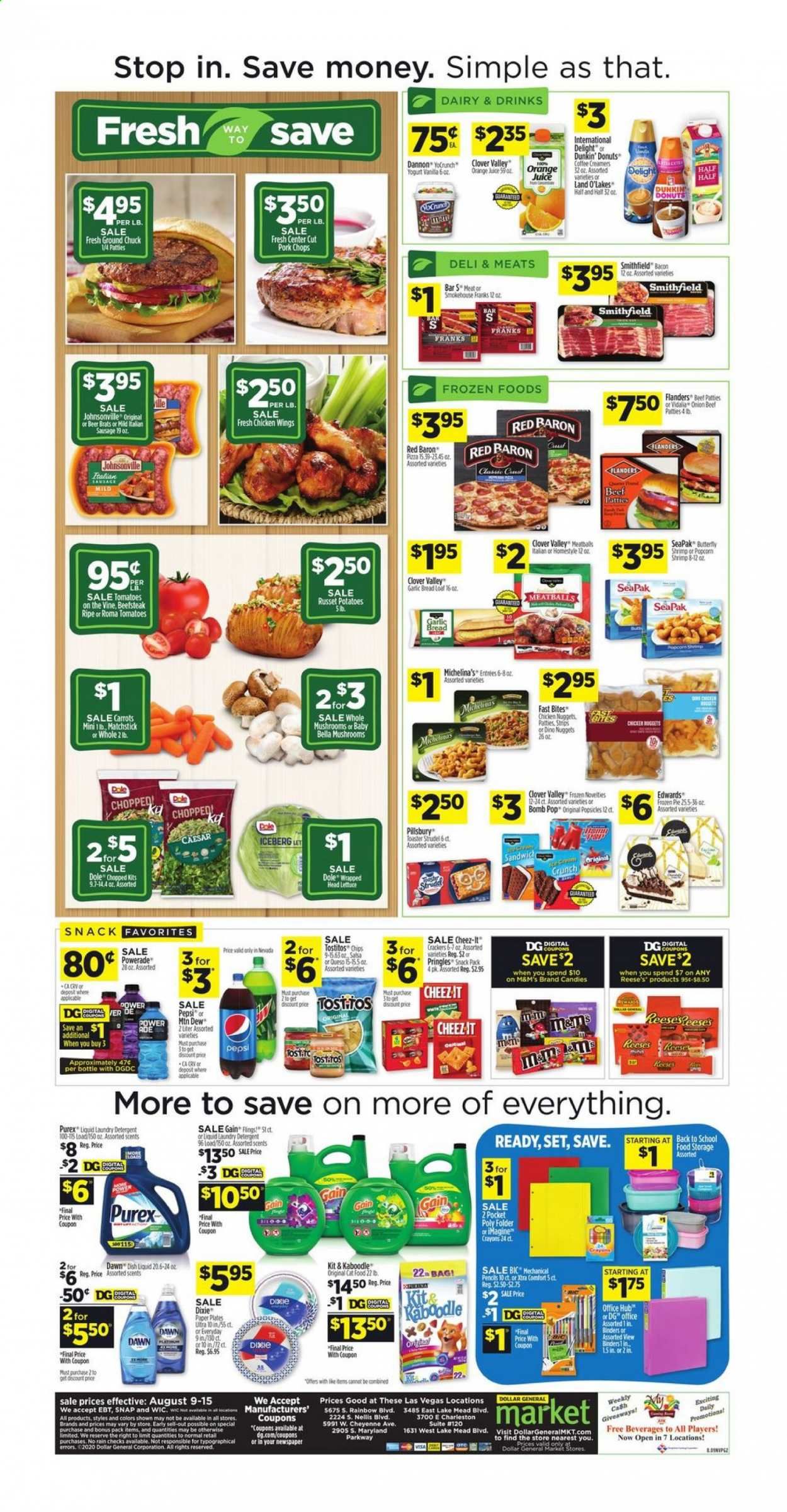 Dollar General (NV) Weekly Ad August 9 to August 15