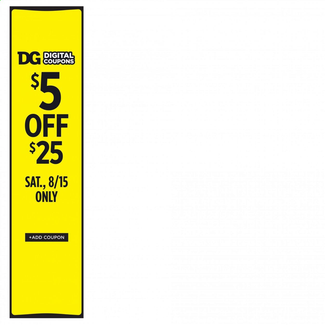 Dollar General Weekly Ad August 9 to August 15