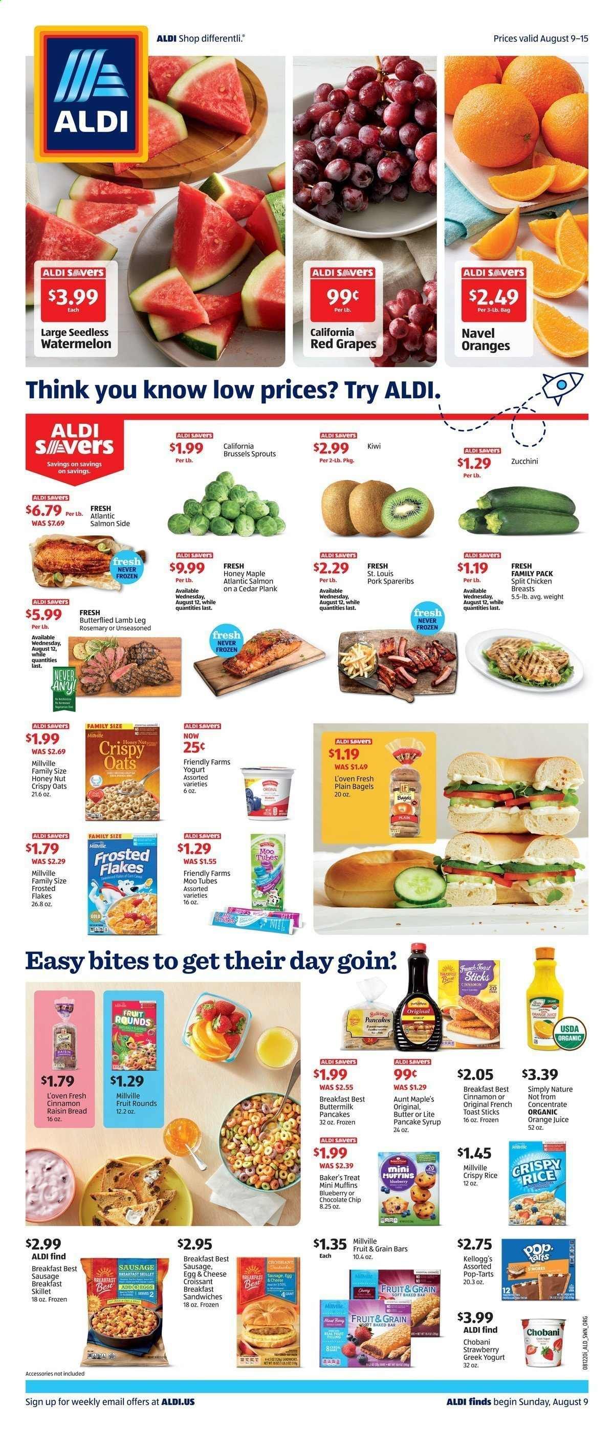 ALDI (CT, NH, NY, OH, RI) Weekly Ad August 9 to August 15