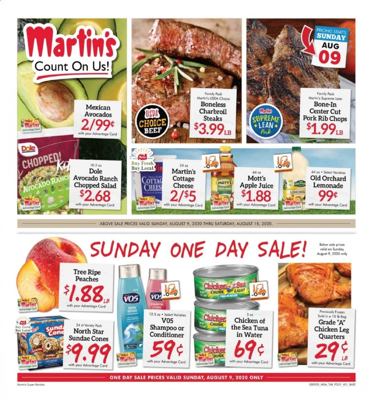 Martin’s Weekly Ad August 9 to August 15