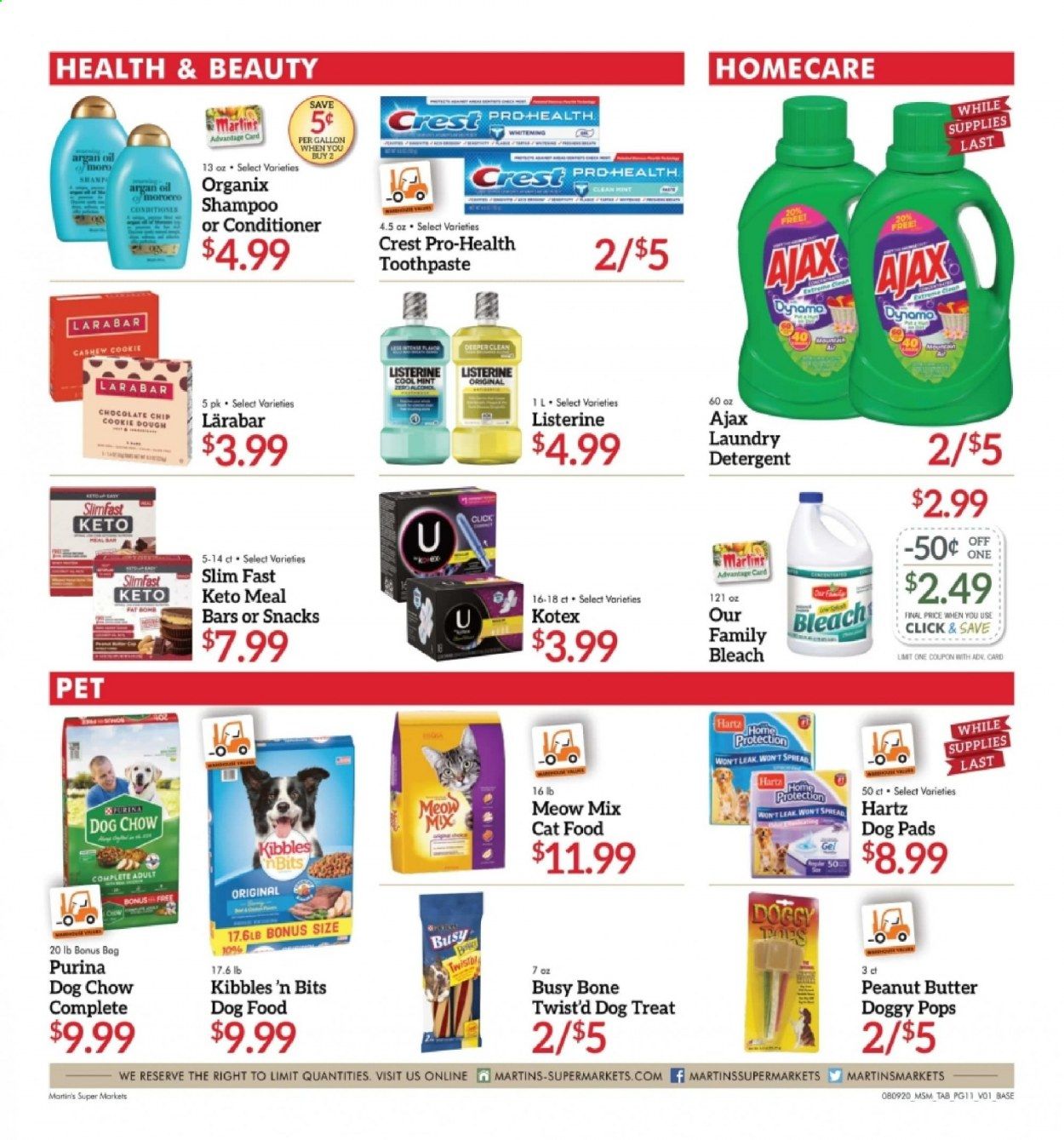 Martin’s Weekly Ad August 9 to August 15