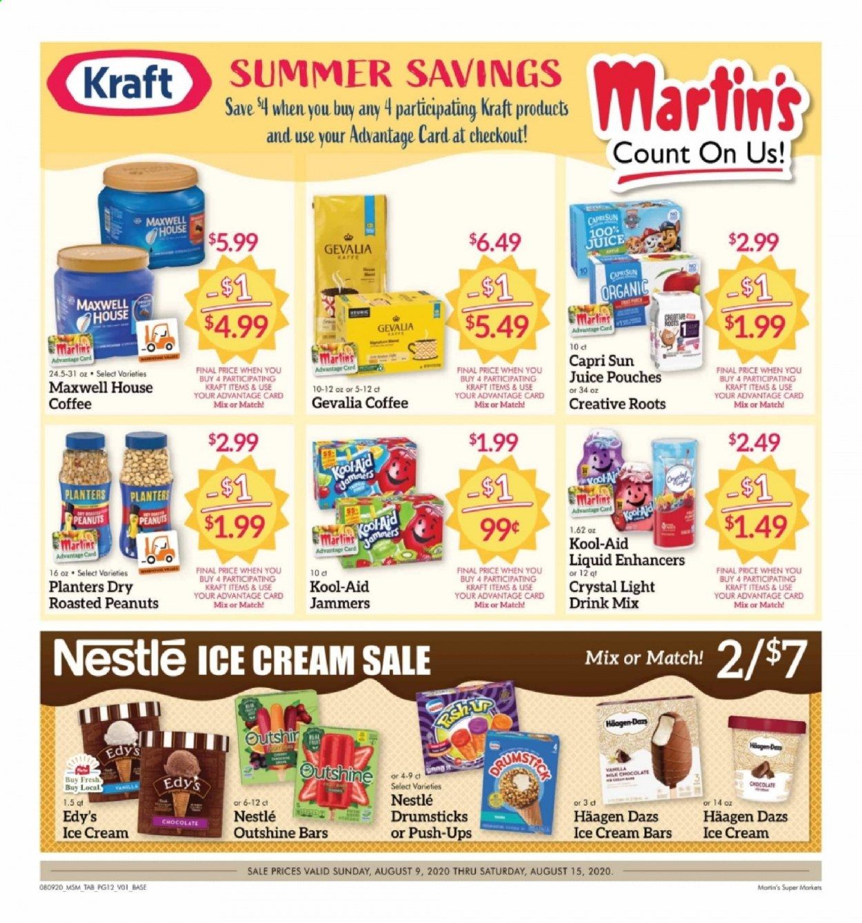 Martin’s Weekly Ad August 9 to August 15
