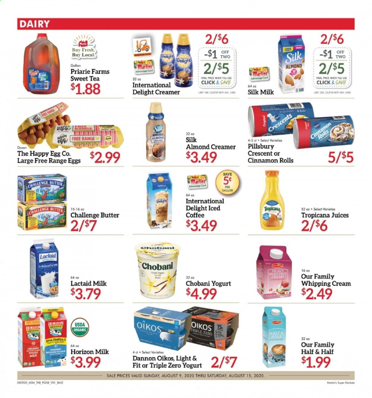 Martin’s Weekly Ad August 9 to August 15