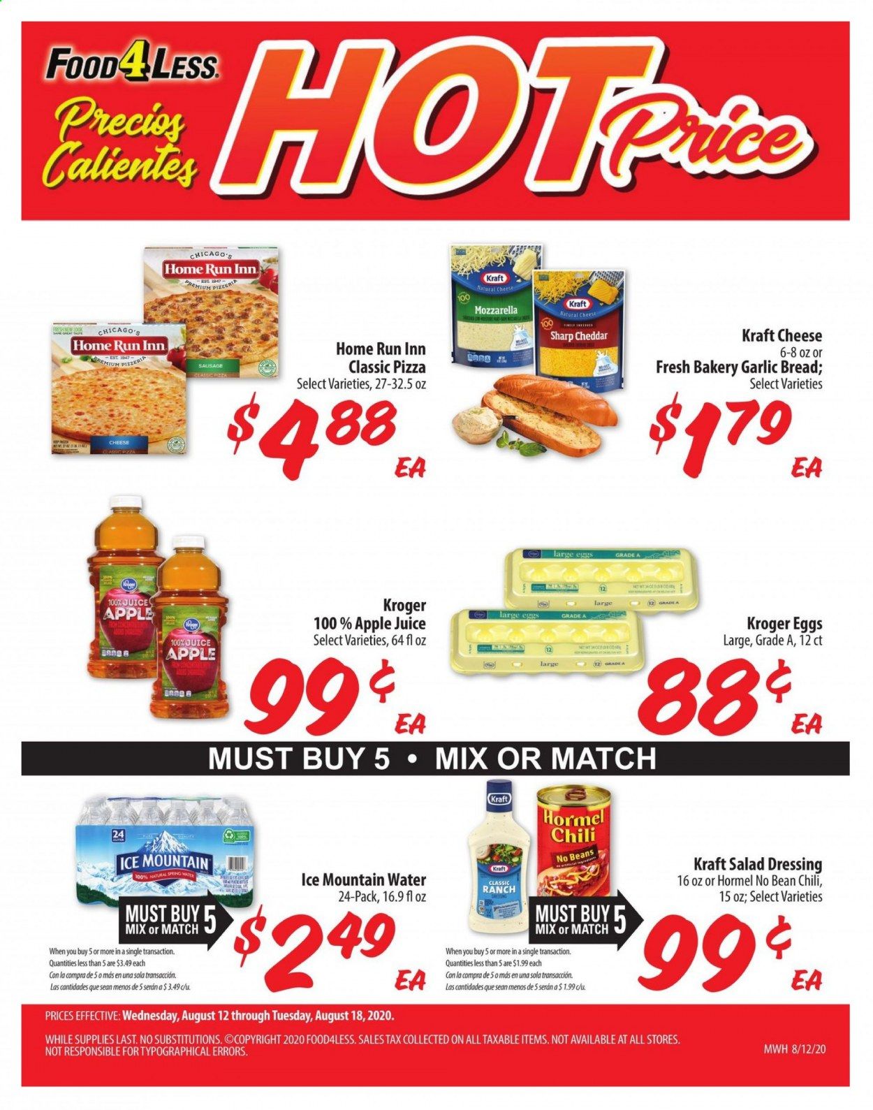 Food 4 Less (IL) Weekly Ad August 12 to August 18