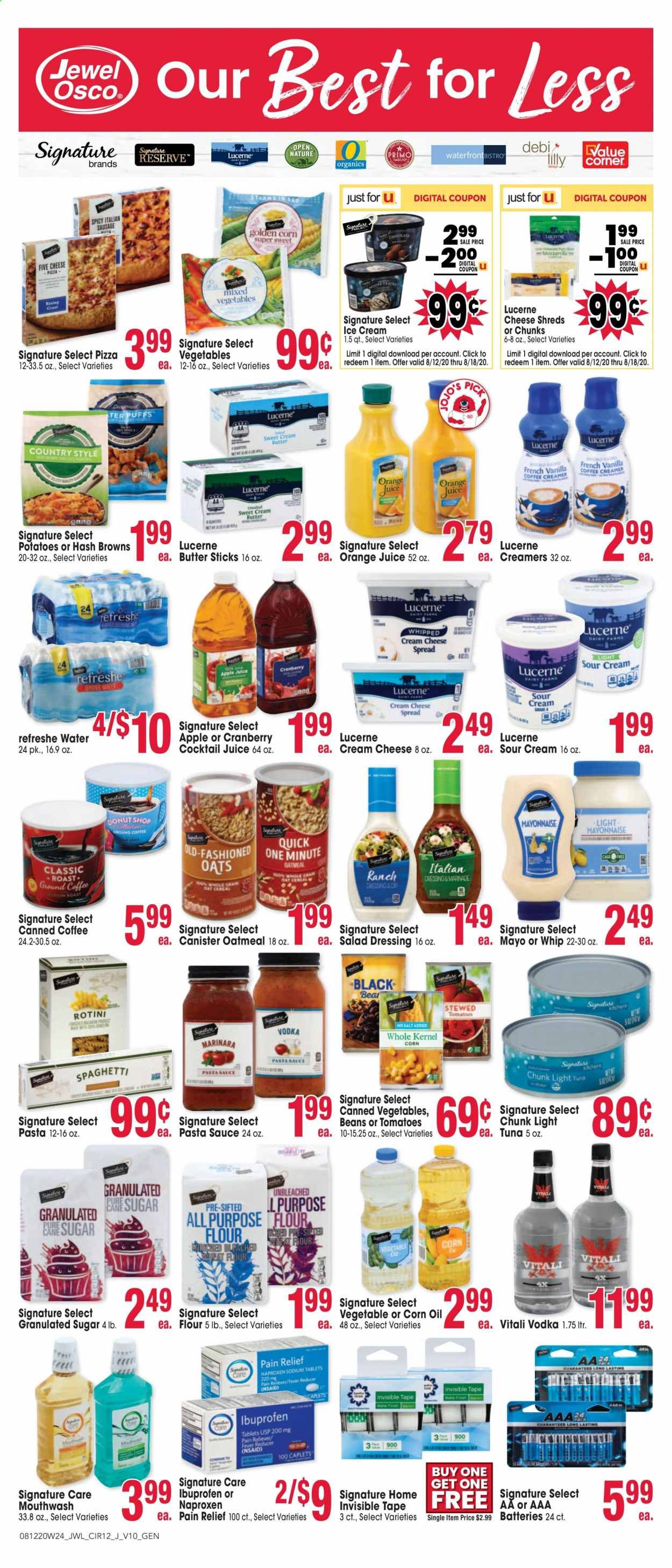 Jewel Osco (IL) Weekly Ad August 12 to August 18