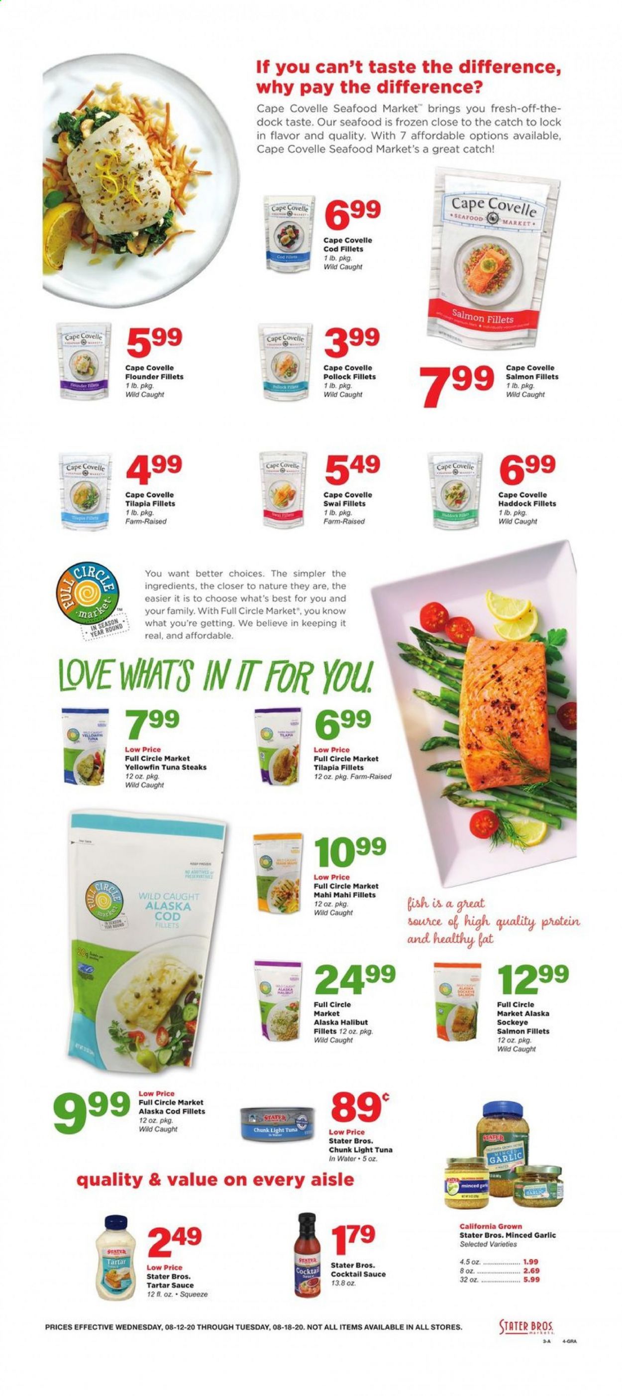 Stater Bros. Weekly Ad August 12 to August 18