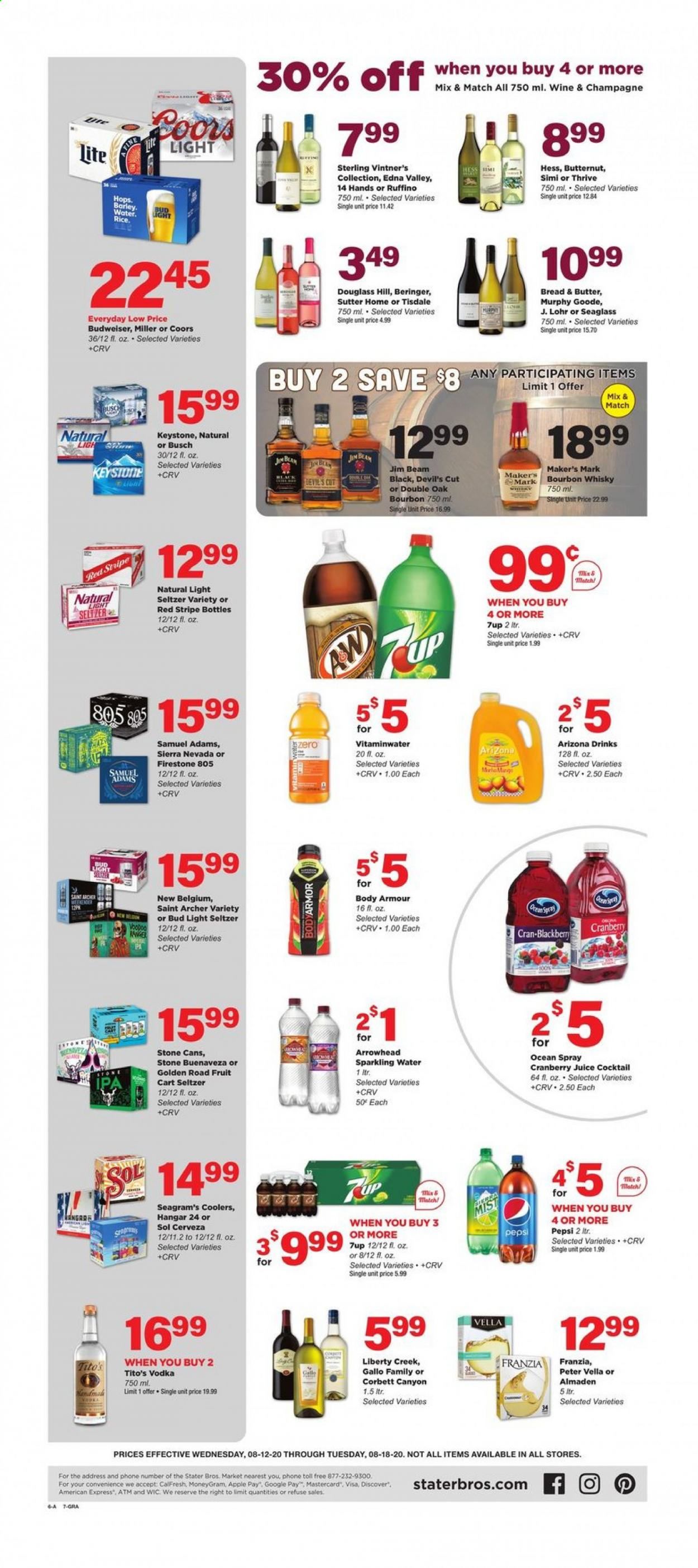 Stater Bros. Weekly Ad August 12 to August 18