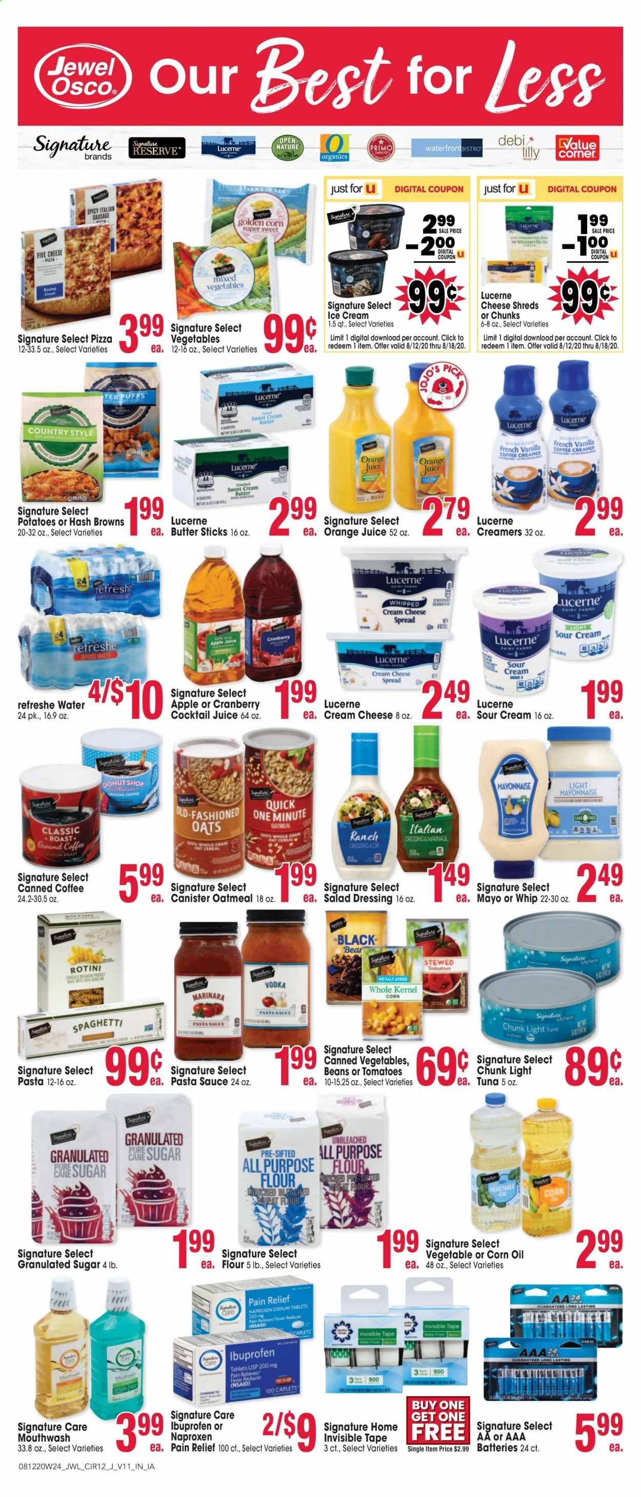 Jewel Osco (IA) Weekly Ad August 12 to August 18