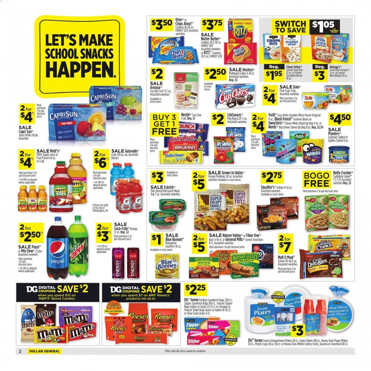 Dollar General (TX) Weekly Ad August 9 to August 15