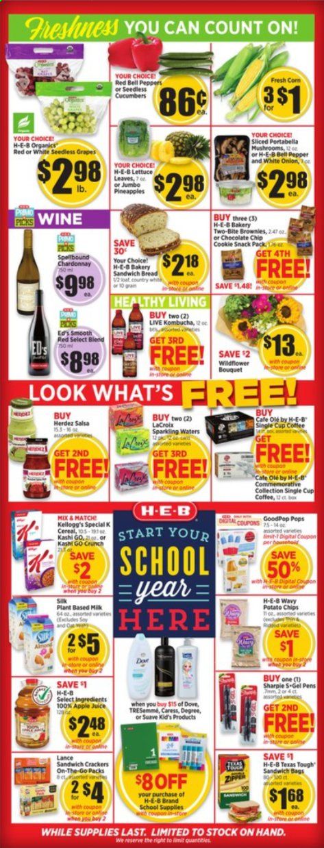 H-E-B Weekly Ad August 12 to August 18