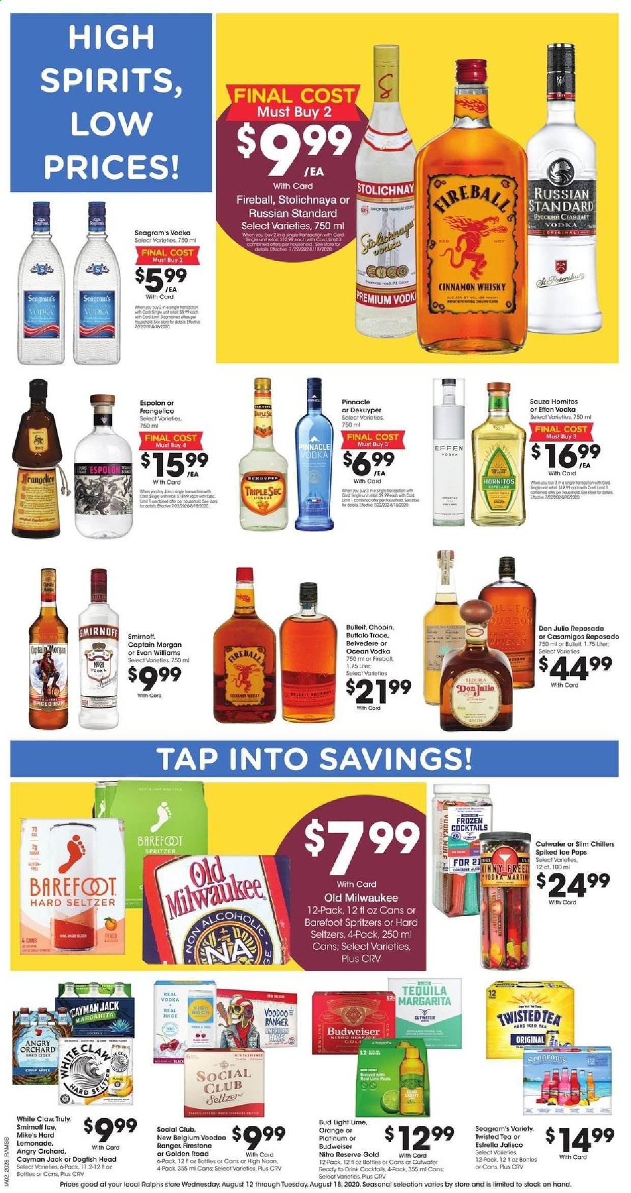 Ralphs fresh fare Weekly Ad August 12 to August 18