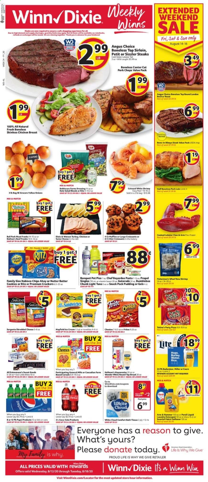 Winn Dixie (AL) Weekly Ad August 12 to August 18