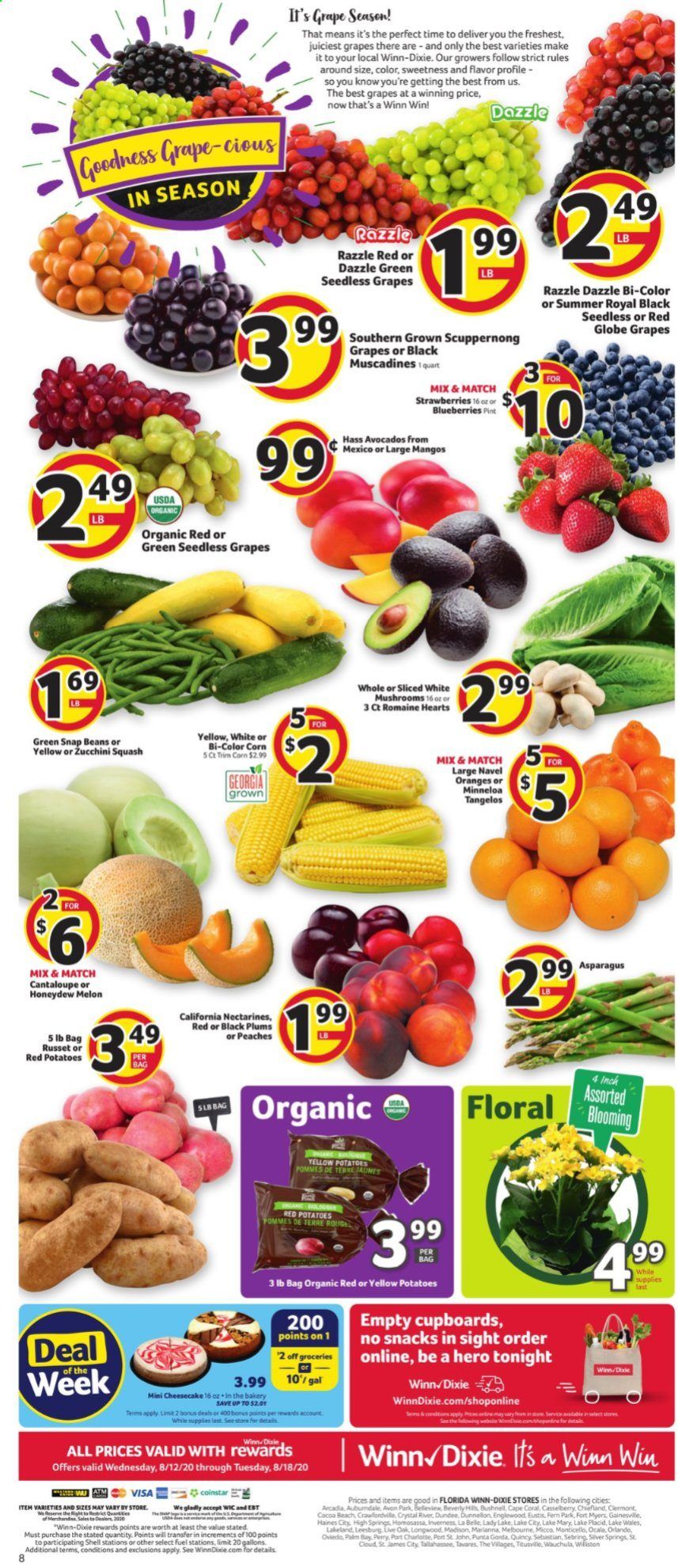 Winn Dixie (FL) Weekly Ad August 12 to August 18