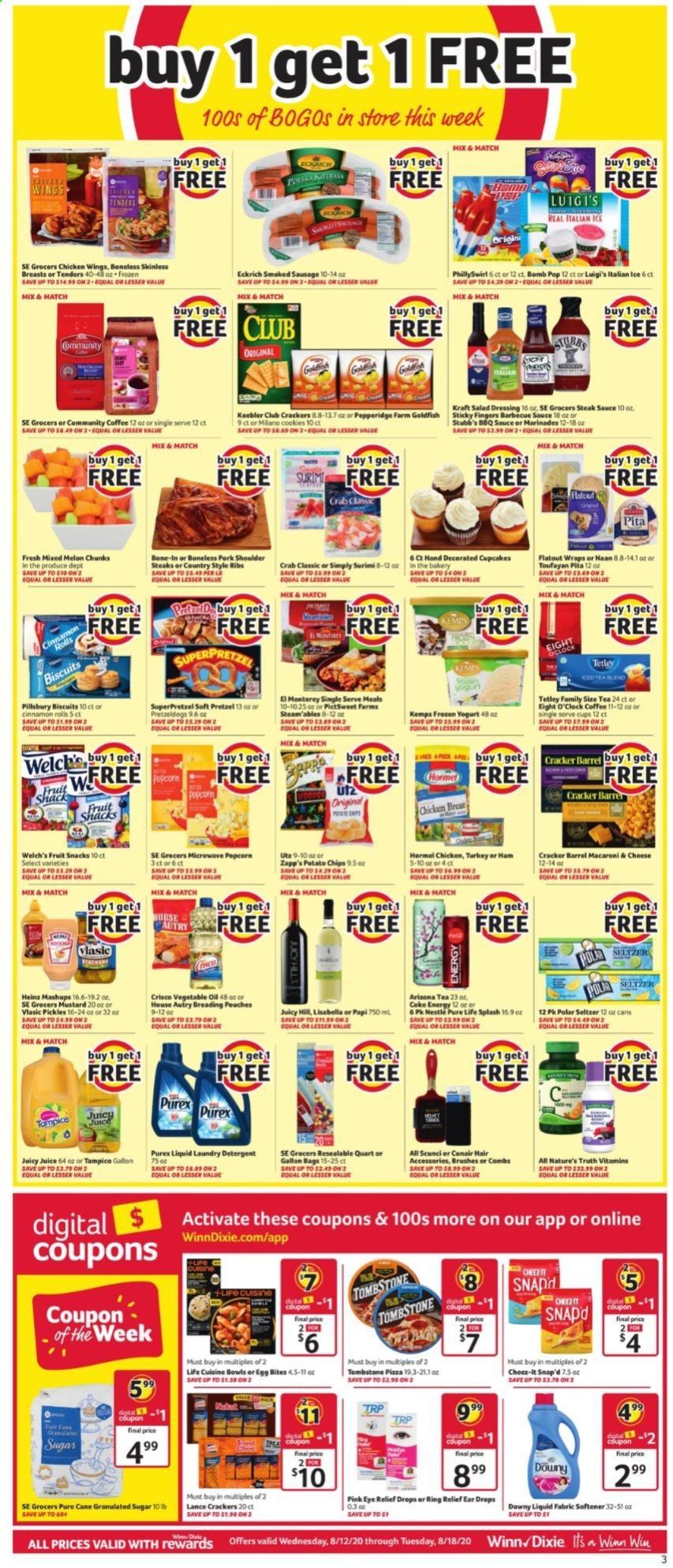 Winn Dixie (FL) Weekly Ad August 12 to August 18