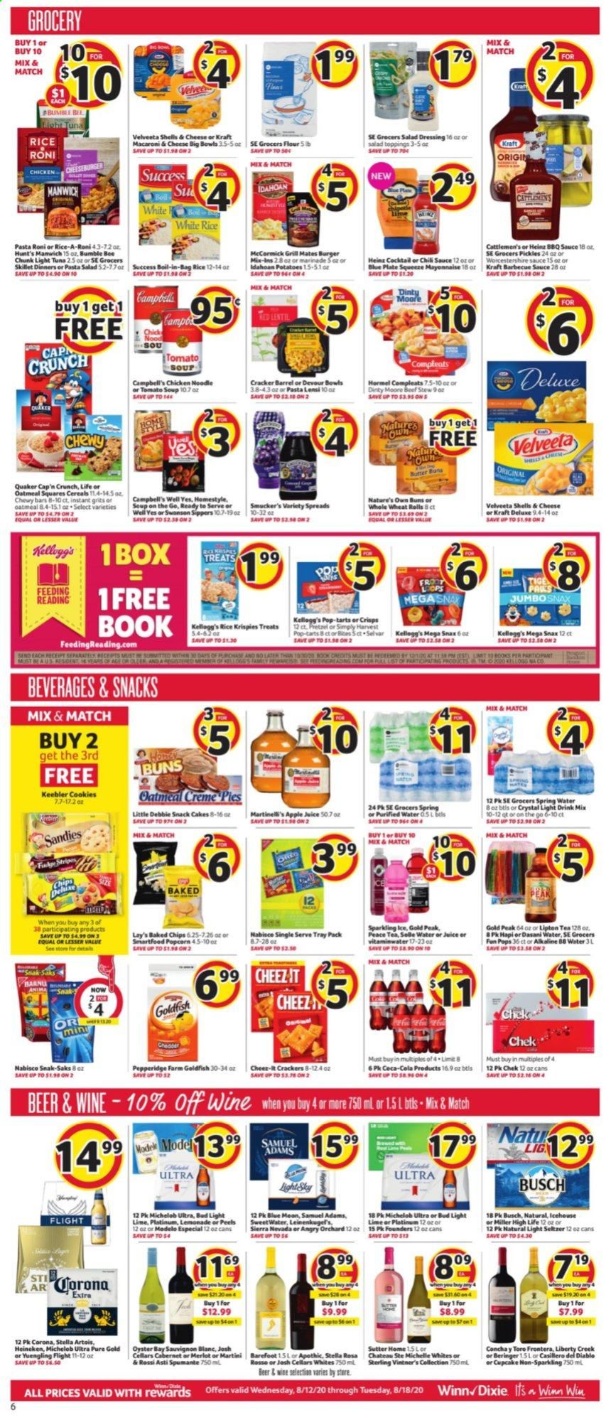 Winn Dixie (FL) Weekly Ad August 12 to August 18
